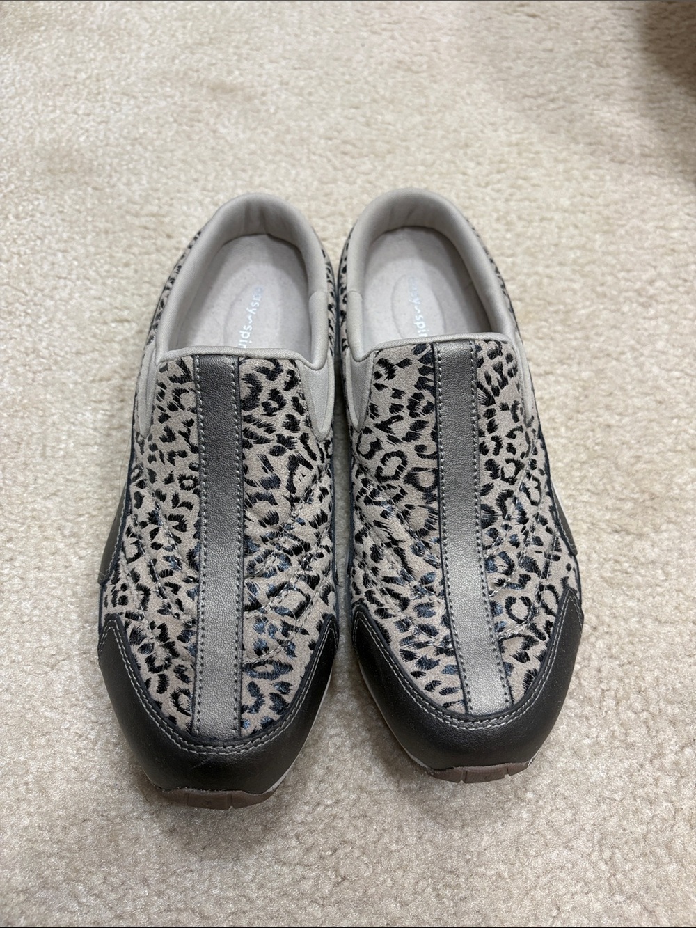 Leopard Print Slip-On Sneakers